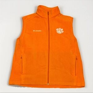 Columbia Men’s Large Clemson Tiger Paw Fleece Vest – NCAA College Football